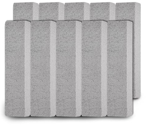 10 bastoncini di pietra pomice per la pulizia del WC, per rimuovere l'accumulo di calcio e ruggine, adatti per la pulizia di casa, bagno, cucina, piscina, fornelli, grill, 10 pezzi