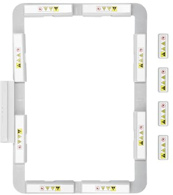 Sew Tech 200×300 mm Aro de bordado magnético para Brother Quattro 6000D 6700D 6750D Luminaire XP2 XP3 Stellaire XJ1 XE1 Dream Machine XV8550D Baby Lock Solaris Altair Meridian máquina de bordar