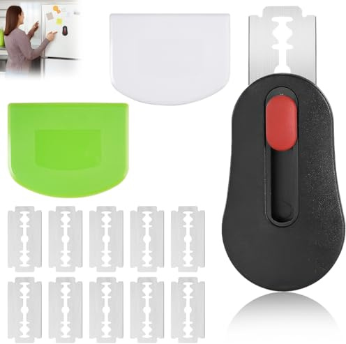 Cuchillo Panadero Profesional con Greña Incluida – 10 Láminas de Acero Inoxidable y Cortador de Masa para Hacer Pan, Cortar y Decorar en Casa o Panadería para Caseira, Pan al Horno y Modelado de Masa
