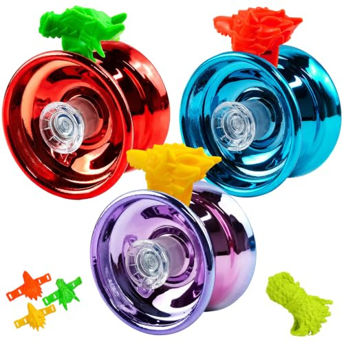 kiwkww 3PCS Responsive Yoyo, Yoyo Professional Fit for Men Women Use