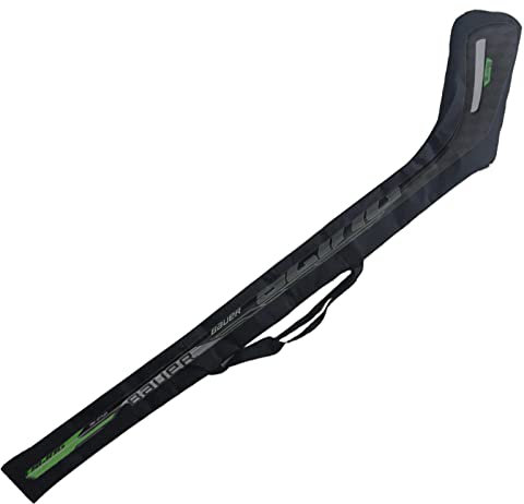 Eishockeytasche, Schlägertasche mit Schultergurten, Eishockeyschlägertasche Reißverschluss, schwarze leichte Hockeyschlägertasche, Feldhockeyschlägertasche Herren Damen Erwachsene Modgal