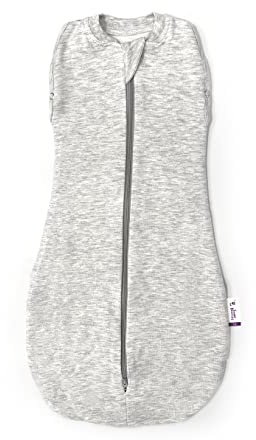 Sweet Dreamers, Baby Sleep Bag and Swaddle for Newborns | 0-3 months, 1.0 TOG | Soft Bamboo Fabric Baby Sleeping Bag | Grey