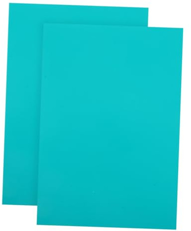 DIYEAH Plaques de Gravure en PVC Vert pour Linogravure et Tampons Détaillés Lot de 2 Surface Fine et Découpe Lisse, Fournitures pour Impression Artisanale