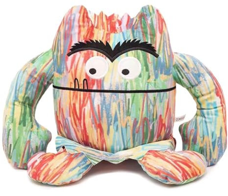 Farbenmonster Plushie, Bunte Monster Plüschtier für eine fröhliche und unbeschwerte Stimmung, Halloween oder Birthday Decorations Monster Kuscheltier Geschenke für Jungen oder Mädchen.(9.8Zoll)