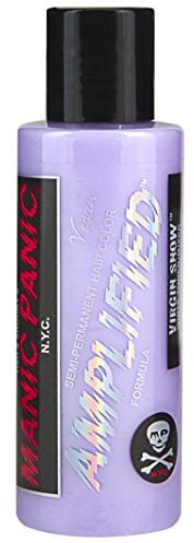 Manic Panic - Virgin Snow Amplified Creme Vegan Cruelty Free Semi Permanent Hair Toner, Eliminates Brassy Tones, 118ml