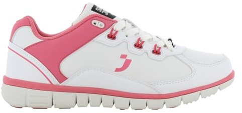 Oxypas Safety Jogger - Sunny - Chaussures de sécurité pour Femmes - Résistantes à la déchirure, légères et Confortables - Idéales pour Les Soins, la médecine et la Restauration Fuchia 37 EU