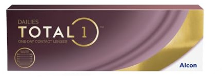 Dailies Total 1 Lentes de contacto de reemplazo diario, Pack de 30 , R 8.5 mm, D 14.1 mm, +1.75 Diopt
