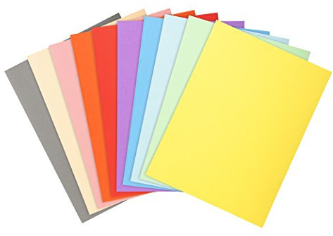 Exacompta - Réf. 420200E - Paquet de 50 chemises semi-rigides Forever® 170 g/m2 - chemises 100% recyclées et certifiées Ange Bleu - dimensions 24 x 32 cm pour format A4 - 10 couleurs assorties