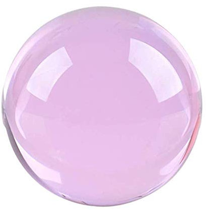 Tubayia 50mm Kristallkugel Glaskugel Fotokugel Fotografie Requisiten Dekoration Geschenk (Rosa)