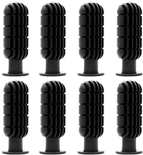 Mirrwin Kickergriffe Tischfußball Griff Tischfußball Griffe Ersatzteil Griffe für Tischfußball für Standard Tischfußball Tische für tischfußball Liebhaber Kinder Verwenden 8 Stücke Schwarz