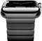 NewWays 49mm 46mm 45mm 44mm 42mm(Serie 3 2 1) Kompatibel mit Apple Watch Armband,Edelstahl Gliederarmband Ersatzarmbänder Geeignet für iWatch Ultra 2/Ultra,Series 10/9/8/7/6/5/4/3/2/1/SE,Schwarz