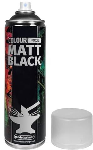 COLOUR FORGE Matt Black Spray (500ml)