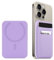 FIDWALL Magsafe Geldbörse kompatibel mit iPhone 15/14/13/12 Pro/Max/Plus/Mini, RFID-Kreditkartenetui für 5 Karten, Violett