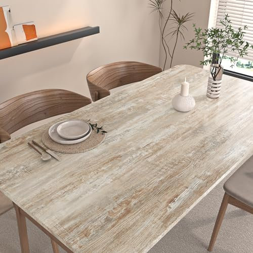 Livelynine Pellicola Adesiva per Mobili Legno Cucina Top 40CMx5M Carta Adesiva per Mobili Legno Marrone Chiaro Rivestimento Adesivo Mobilis Legni Armadio Carta da Parati Adesivo Muro Effetto Legni