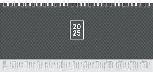 BRUNNEN Tvärterminbok modell 772 (2025), 2 sidor = 1 vecka, 297 × 105 mm, 112 sidor, kartongomslag med förlängd baksida, svart
