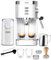 Gevi 20 Bar kommerzielle Hochdruck-Espressomaschine, 1,2L Wassertank gepaart mit einer Taste elektrische Kaffeemühle, geräuschlosen Betrieb