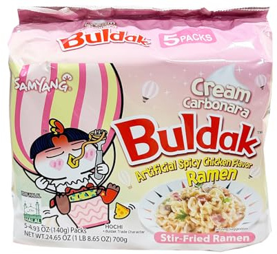 Samyang Cream Carbonara Flavor Buldak Ramen 5 Stück