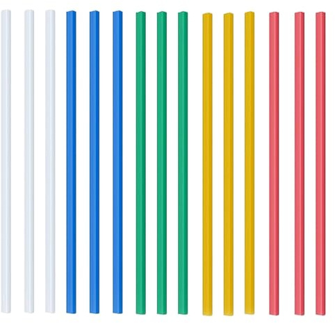15 Pieces A4 Slide Binders, Paper Binder Spine Bars, Durable Document Binder for Report Covers for Office, School, and Study Use (1cm)