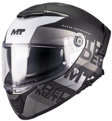 MT HELMETS Thunder 4 SV – Casco Moto Integral con Visor Solar Full Vision, Pantalla Antivaho Compatible con Pinlock, Interior Lavable y Calota HIRP | Homologado ECE 22.06 & DOT