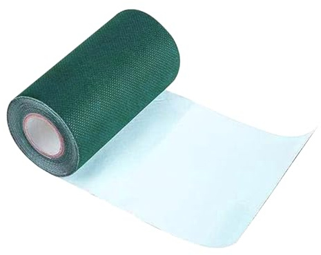 Genérico Cinta para Césped Artificial,Cinta de Unión Unilateral para Césped Artificial - Adhesivo Fijo Verde de Unión Sintética para Exteriores Fijación de Alfombras de Jardín Terrazas Zonas de Ju