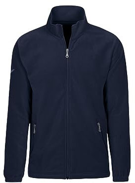 Trigema Herren Jacke 655104, Gr. Large, Blau (Navy 046)