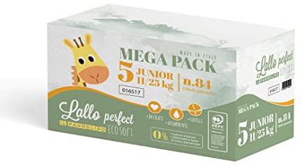 LALLO PANNOLINI ECOSOFT JUNIOR - TG5 11/25KG - 84pz