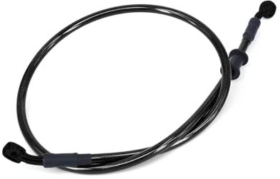 JNNJ Latiguillo Freno Moto, Motocicleta De Acero Trenzado Freno Embrague De La Línea Aceite, Negro