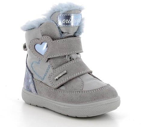 Primigi Jungen Mädchen SNORKY GTX Schneestiefel, Grigio-Grigio CHIARO, 23 EU