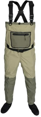 Suwequest Wasserdichte und atmungsaktive Wathose für Herren und Damen, zum Fliegenfischen, Jagd, Angeln, XL, XL