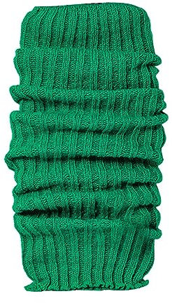 Stulpen für Damen und Mädchen, Langer Knöchelwärmer Beinwärmer Stulpen Legwarmers Gestrickte Strümpfe 80er Jahre Beinstulpen Kinder Frauen Tanz Party Modisch Warm Beinwärmer (A0a1-Green, One Size)