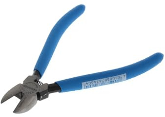 GEDORE Seitenschneider für Kunststoff, selbstöffnend, Länge 125 mm, Antirutsch-Griff, 8313-125 TL