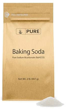 Pure Original Ingredients Baking Soda (2 lb) Sodium Bicarbonate (NaHCO3), Always Pure, No Fillers Or Additives.