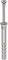 allfa 223608100 Nageldübel, Senkkopf, verzinkt, 8 x 100 mm, 100 Stück