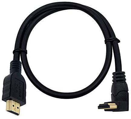 Maxhood 8K HDMI-kabel 0,6 m, HDMI 2.1-kabel 90 grader 8K HDMI-kabel uppvisningsvinkel 8K HDMI-kabel 48 gbps 2.1-kabel, stöder 8K @60Hz 4K@120 7680P HDMI 2.1-kabel verklig 8K för TV/Xbox-/PS4/PS5(M/M