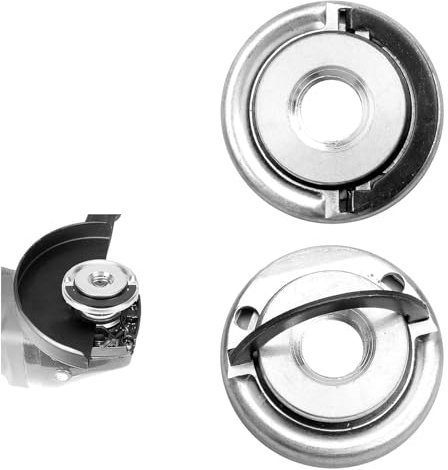 LIAMGUS 2 Pcs M14 Quick Release Self Locking Flange Nut, M14 Quick Change Heavy Duty Stainless Steel Angle Grinder Locking Retaining Flange Nut, for Angle Grinder Fitting Part