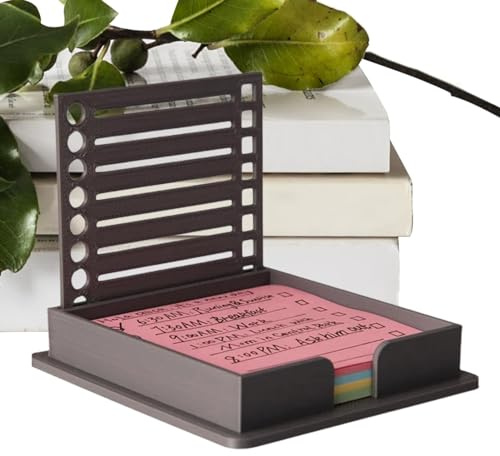 Soporte autoadhesivo para bloc de notas, soporte autoadhesivo para bloc de notas para escritorio, organizador de notas adhesivas de construcción resistente para organizar notas y dibujar guiones