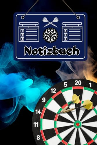 Darts Notizbuch Dart Sport Taschenbuch Dartliga Buch Steeldart Notizheft Turnier Schreibheft Softdart Wurftechnik Training Übungsheft Events ... Bullet Journal Dartpfeile Fotoalbum 02B30