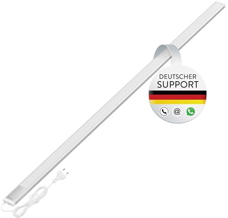 Oktaplex Riva 120 cm kök LED | 15 W med 1380 lm varmvit 3 000K till 230 V aluminium med strömbrytare