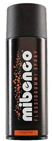 Mibenco flytande gummi spray/sprayfolie orange matt 400 ml