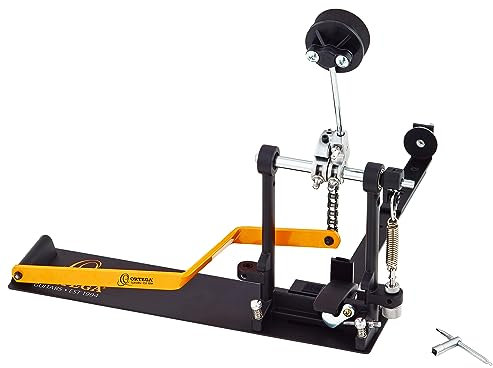 Ortega Guitars Cajon Pedal Rechts - Percussion Series - Metall Pedal mit Schaumstoffschlägel für Trommelkiste - Inklusive Tasche und Drum Key (OCJP-GB)