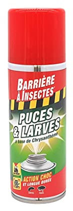 BARRIERE A INSECTES Puces et Larves aérosol Auto diffusant 200 ML, Nicht Zutreffend