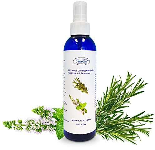Lice Spray for Hair with Peppermint and Rosemary, Lice Spray for Daily Use Non Toxic and Safe for Kids and Adults, Lice Scare Away Spray for Kids. Be Head Free Lice Naturally 6 Fl. Oz