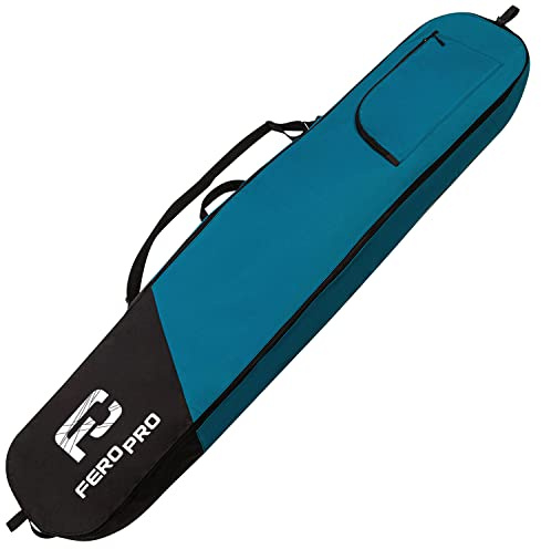 Premium Funda para Tabla de Snowboard Cargo Board Protection Bag Bagpack 170 cm Bolsa con Bolsillo Cremallera y Correa para el Hombro Azul Marino Navy Blue [051]