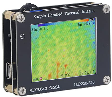 Termocamera Multifunzione Portatile con Schermo da 2 Pollici Display Digitale da -40 ℃ a 300 ℃ per la Misurazione della Temperatura Senza