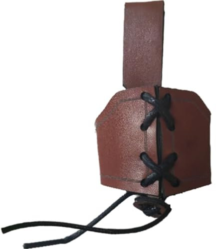 Copri Tazza a Forma di Corno Porta Tazza Vichingo Porta Tazza Corno di Bue Manica per Tazza Fondina per Birra Cintura Appendino per Boccale Attacco per Cintura Medievale