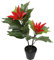 künstliche Bäume, die echt Aussehen, Künstliche Desktop-Topfpflanzen aus Kunststoff, Ast, gefälschter Weihnachtsbaum, Tropische Blumen, Heim- und Gartendekoration,künstliche Pflanzen(58cm 2 Forks)