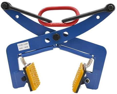TaNeHaKi Pince de levage de pierre - Taille du flux réglable - Pince de levage verticale pour soulever et transporter la pierre