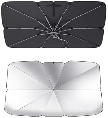 Parasol Coche Delantero para Mercedes Benz AMG GT A C GLC AMG AMG CLA CLK CLS E GLA, Protección UV Aislamiento Térmico Parasol para Parabrisas de Coche Plegable Tapa Sol Parabrisas Coche,S