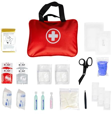 Trousse de Secours S – Kit de Premiers Soins Complet Assemblé en France – Boîte d’Urgence pour Maison, Voiture, Voyage, Sport et Travail - Trousse de Premiers Soins