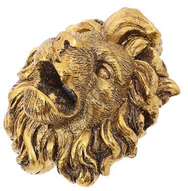 Garneck Fontaine Murale Résine Tête De Lion Bec à Eau Décoratif pour Bassin Et Jardin Installation Facile Résistant Aux Intempéries Design Élégant pour Décoration Extérieure